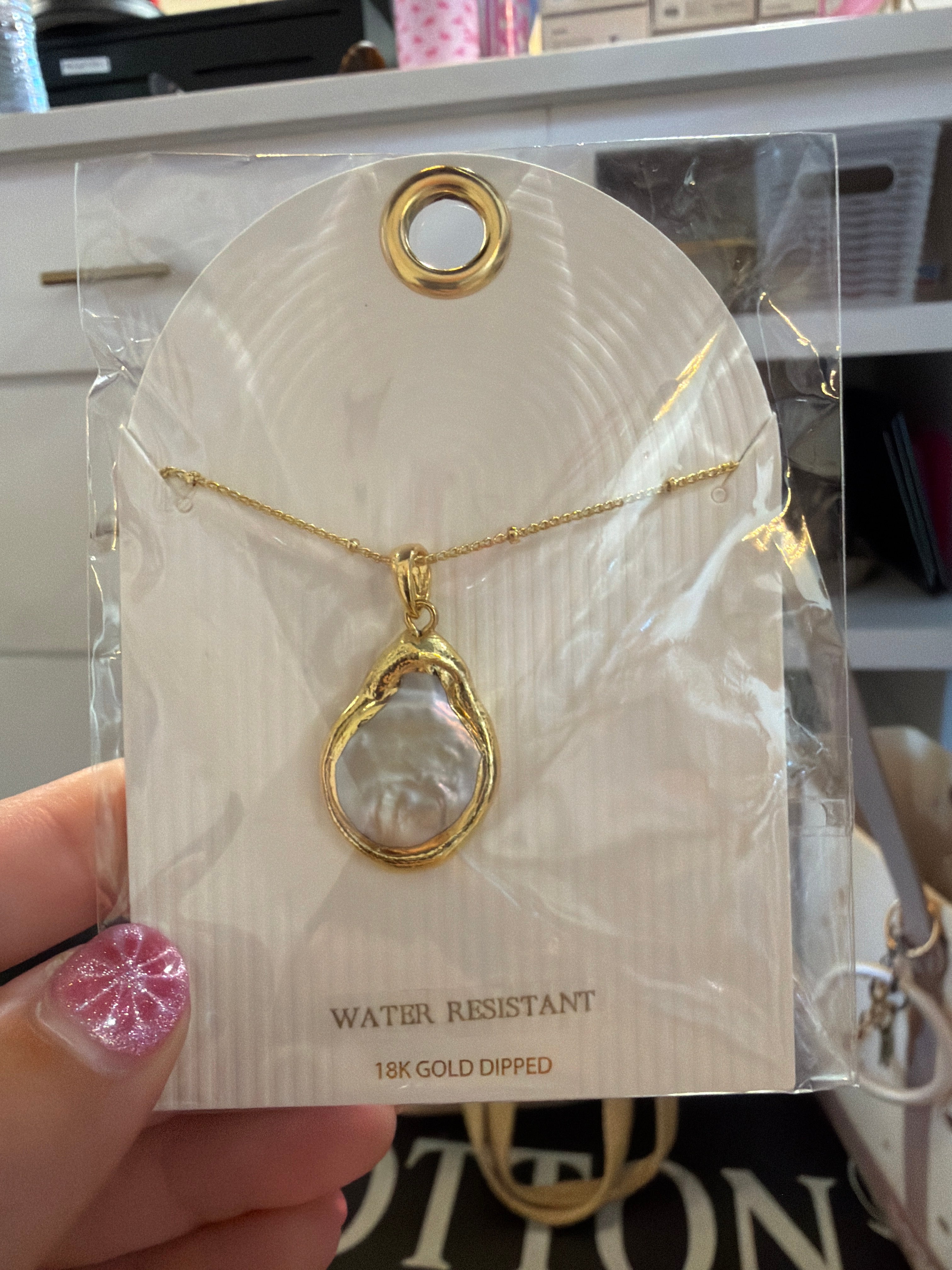 Organic Pearl Necklace