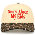 Hana - C.C SORRY ABOUT MY KIDS Letter Two Tone Trucker Hat