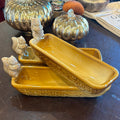 Squirrel Holding Acorn Stoneware Dish