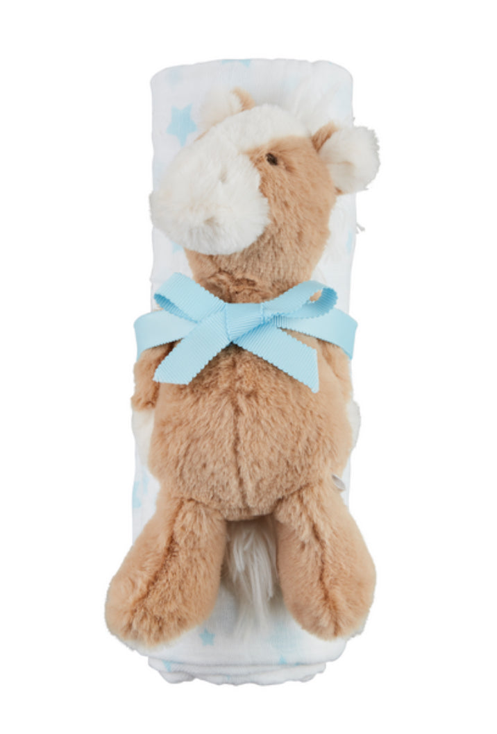 Swaddle and Rattle Set