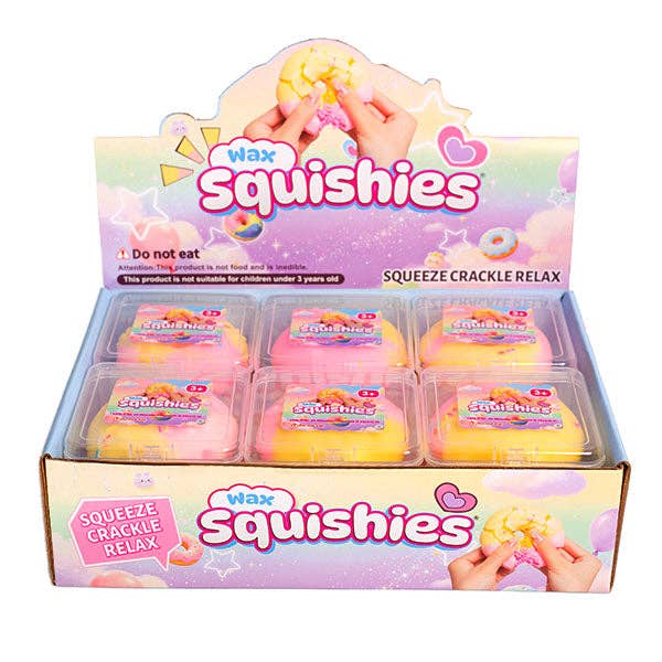 Showcase - Wax Squishies® Donut Wax Crackle Fidget Clay Toy (1pc)