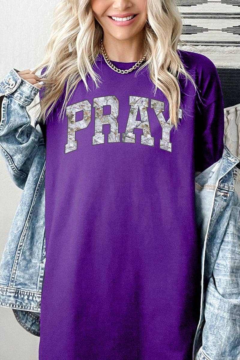 COLORBEAR - Pray Graphic Heavy Cotton Tee