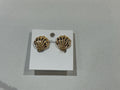 Gold Shell Clip-On