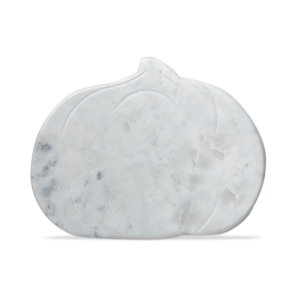 Pumpkin Shape Marble Serving Board