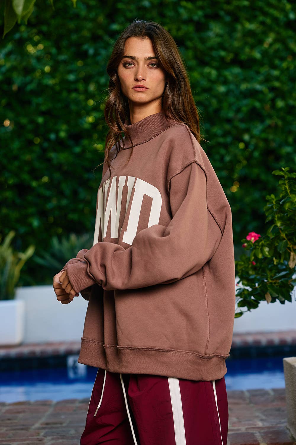 WWJD & AMEN' Reversible Mock Neck Sweatshirt