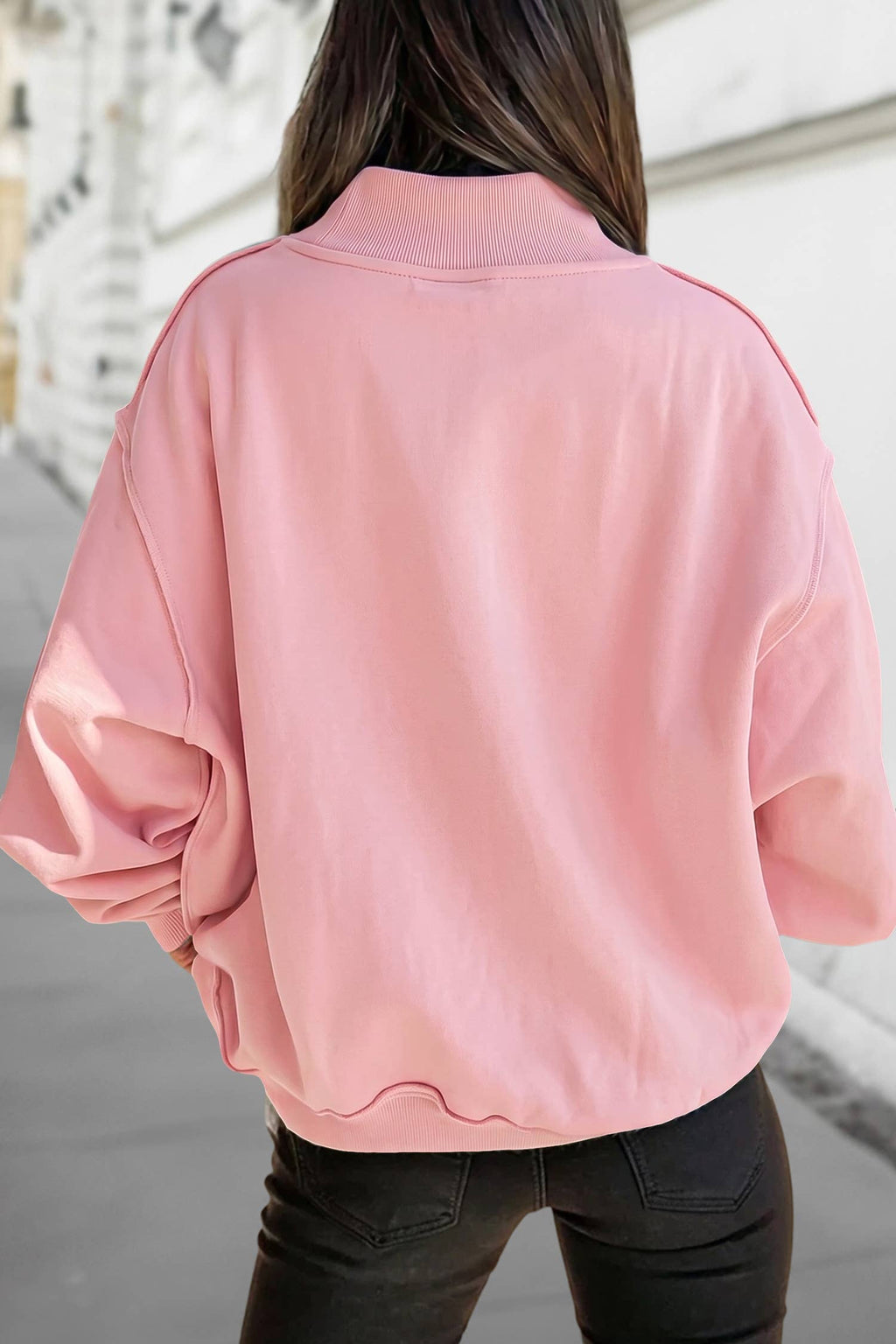 Aapparella - Reversible Oversized Mock Neck Sweatshirt | S-4X