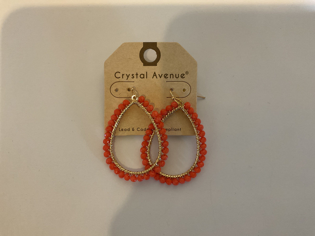 Bead Crystal Avenue Earrings