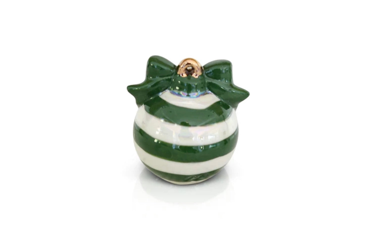 "Deck the Halls - Green" Nora Fleming Holiday mini.