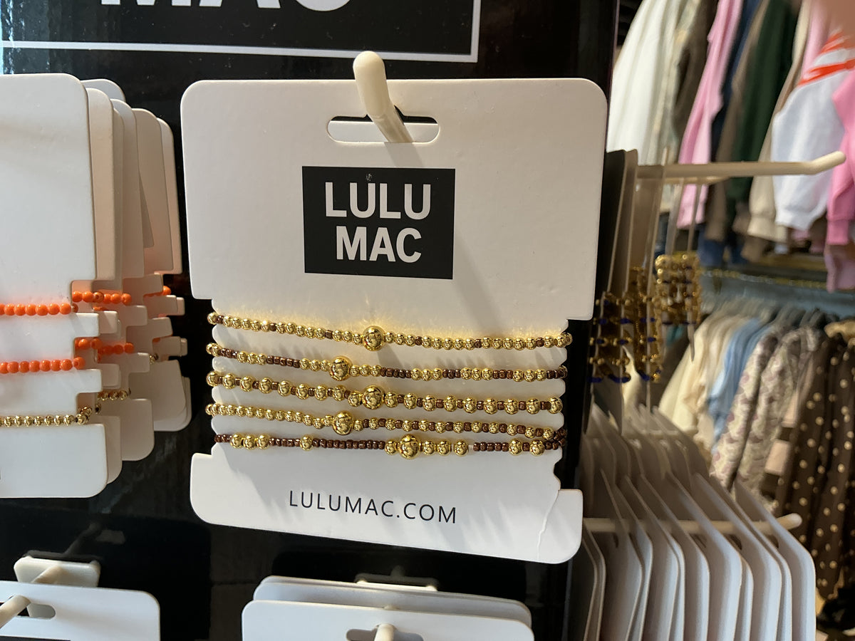 Lulu Mac Colored Bracelets Gold