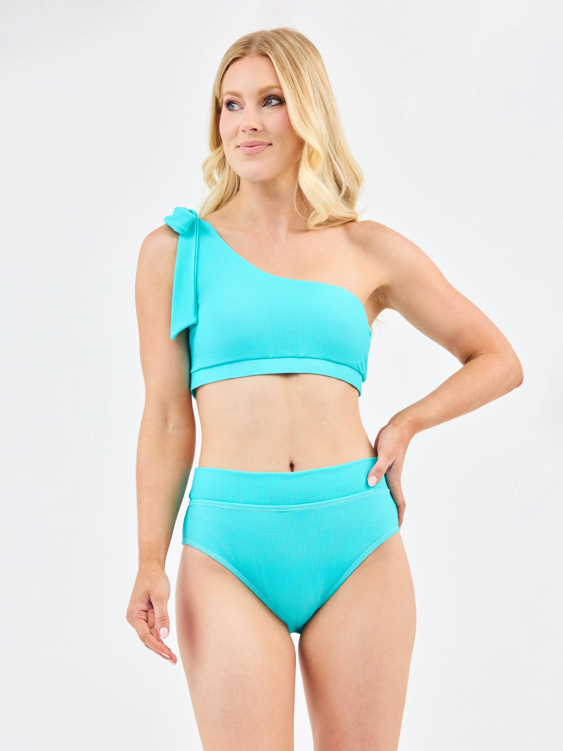 Mary Square - Tara Two Piece Swimsuit | Aqua