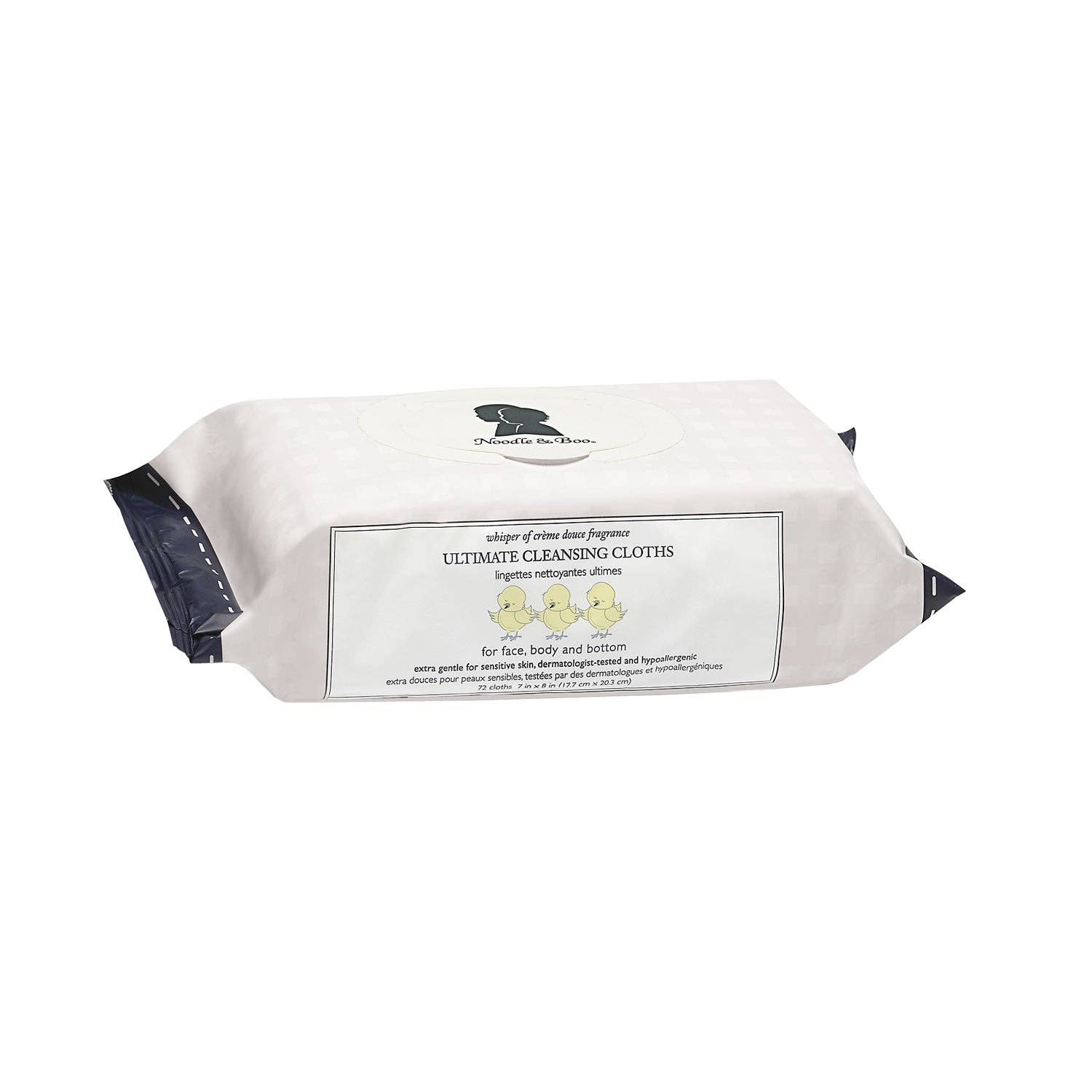 Noodle & Boo, Inc. - Ultimate Baby Cleansing Cloths, Crème Douce, 72ct per pack