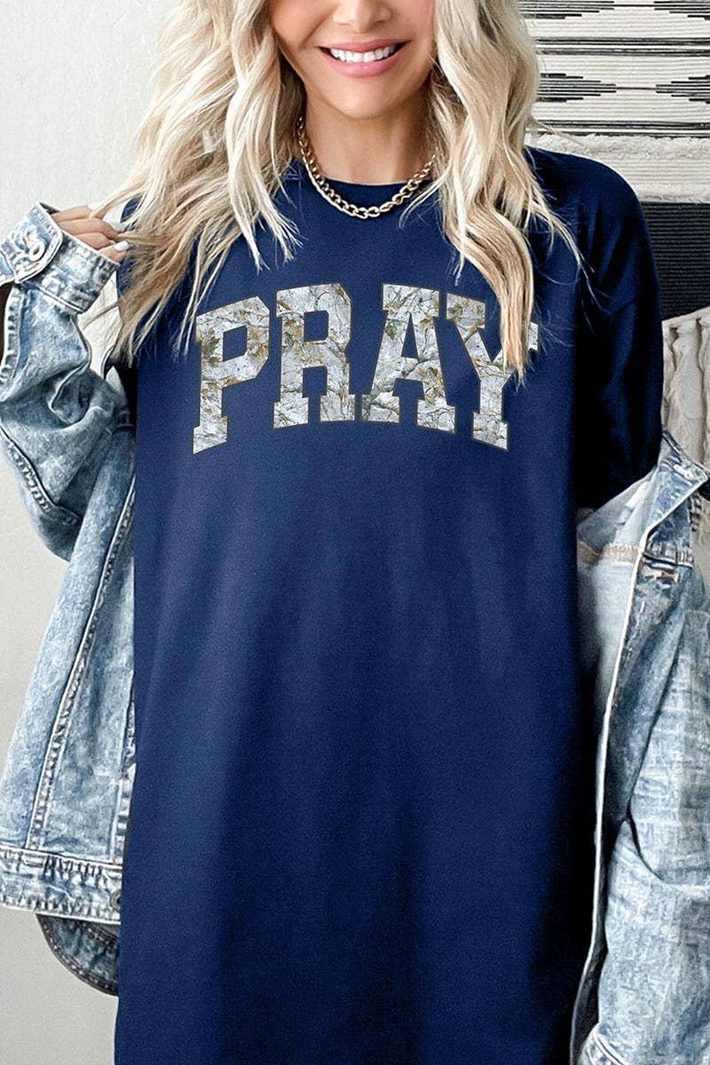 COLORBEAR - Pray Graphic Heavy Cotton Tee