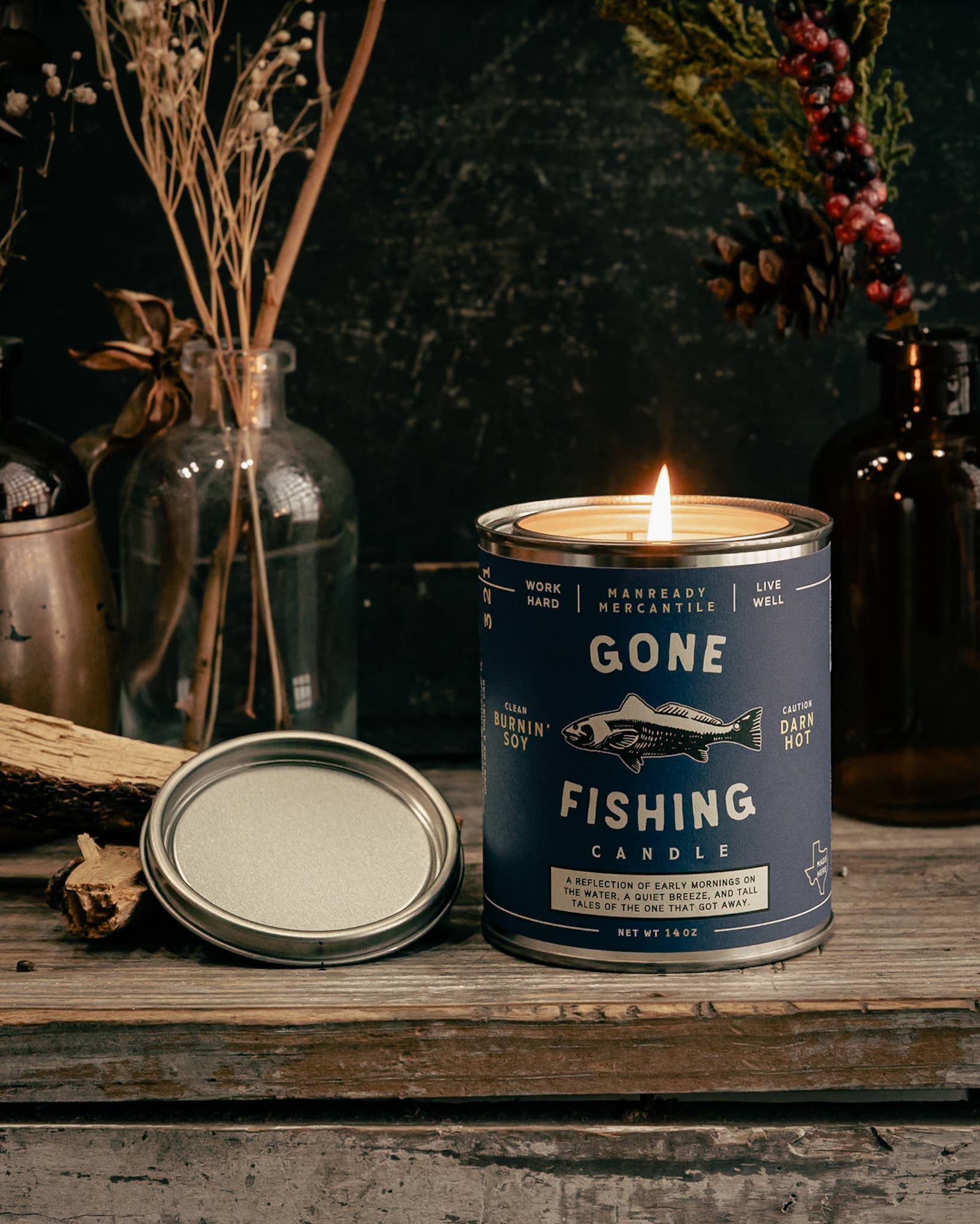 Manready Mercantile - Candle | The Americana Series | Gone Fishing