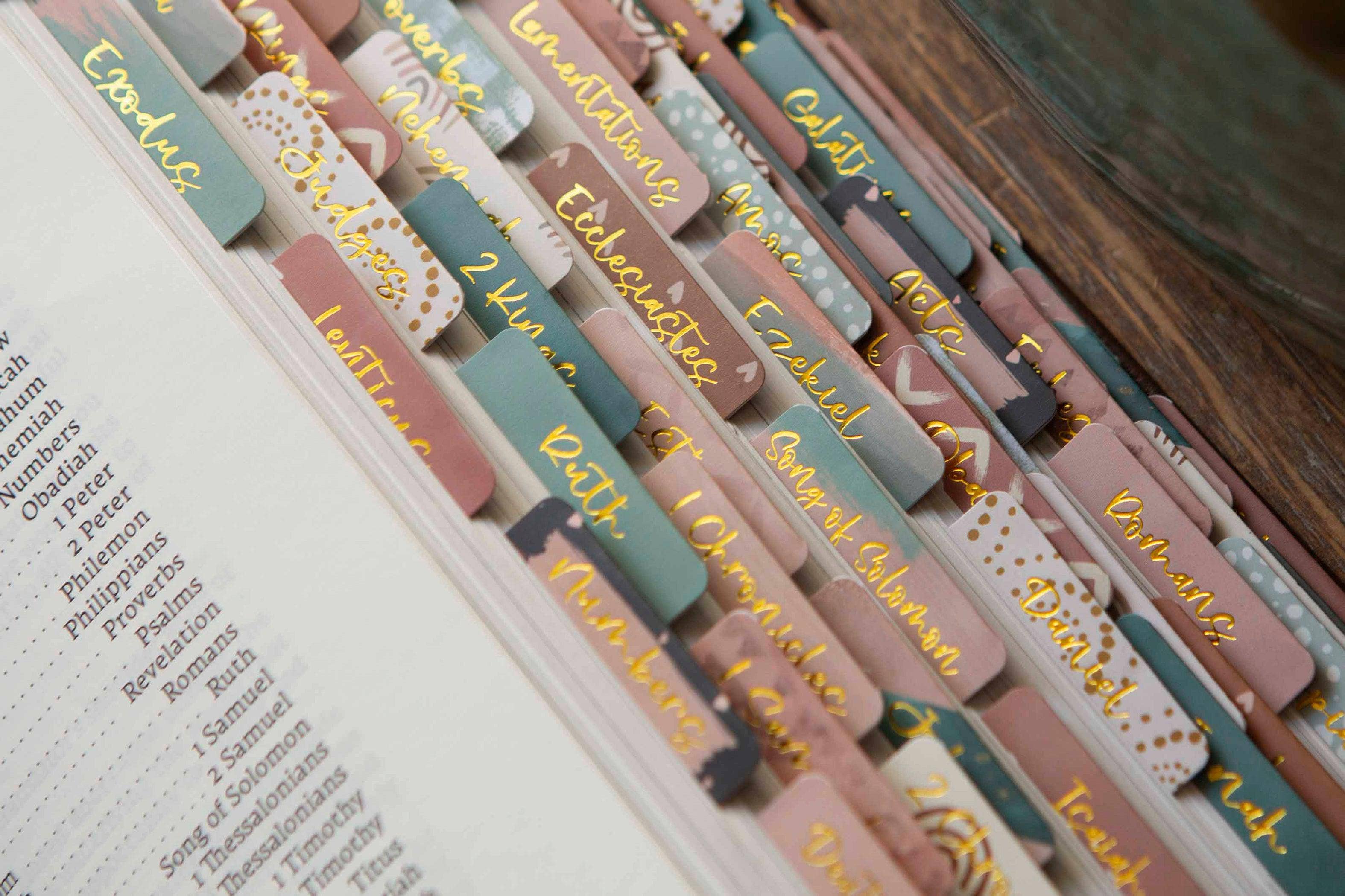 Chosen & Cherished - Bible Tabs | Bible Index Tabs