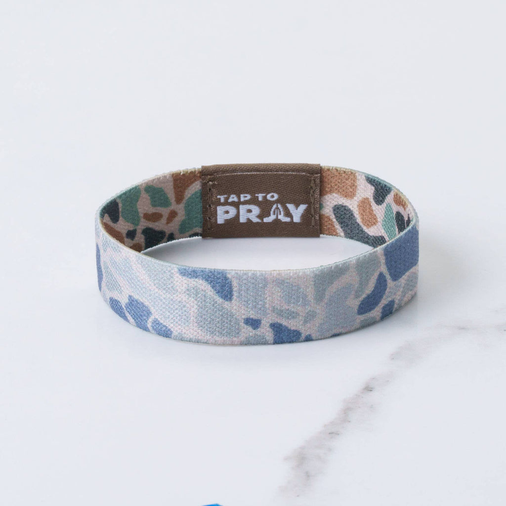 Versible - Tap To Pray™ Wristbands - River Rock Camo Classic & Sage