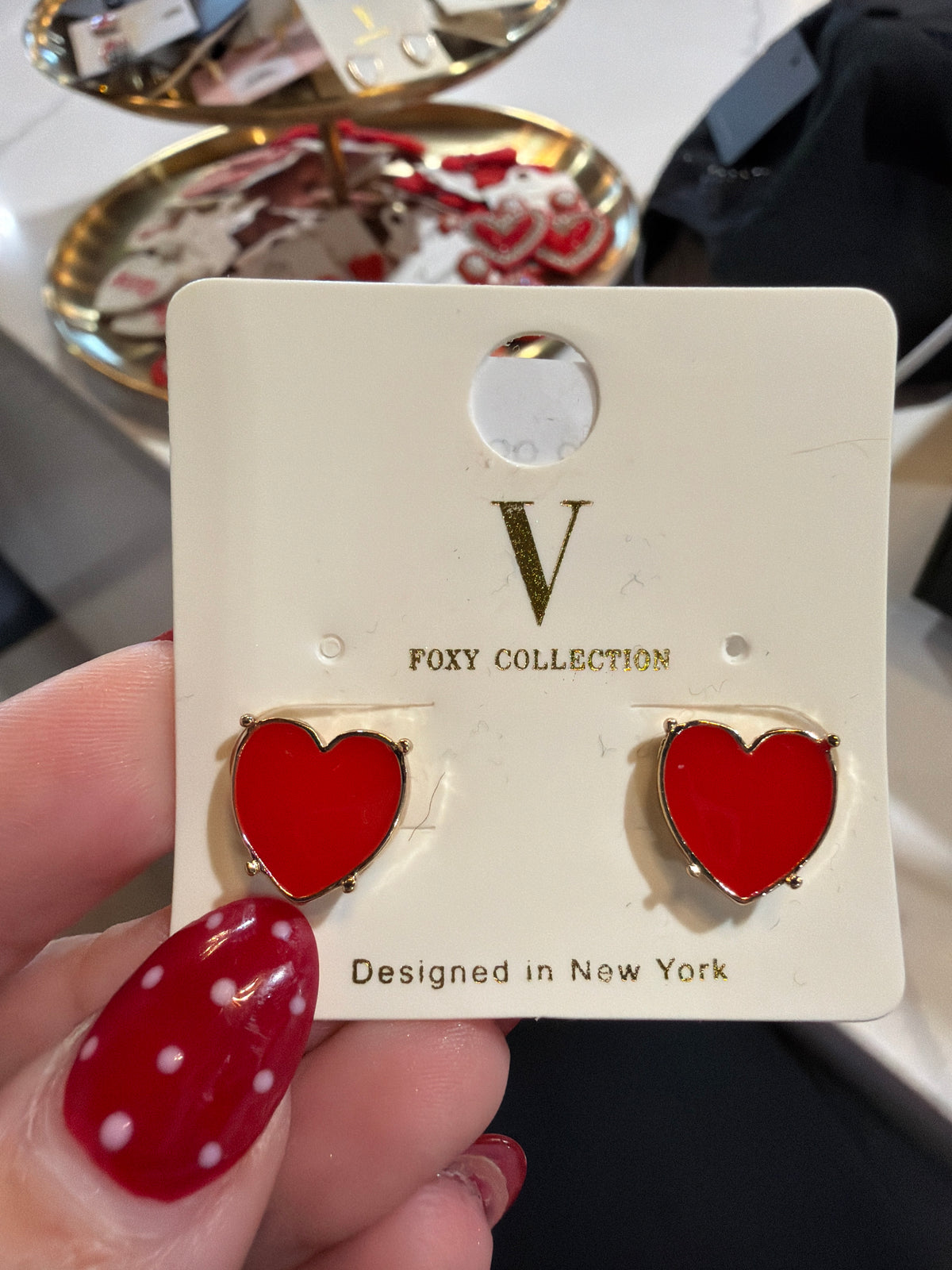 Heart Studs