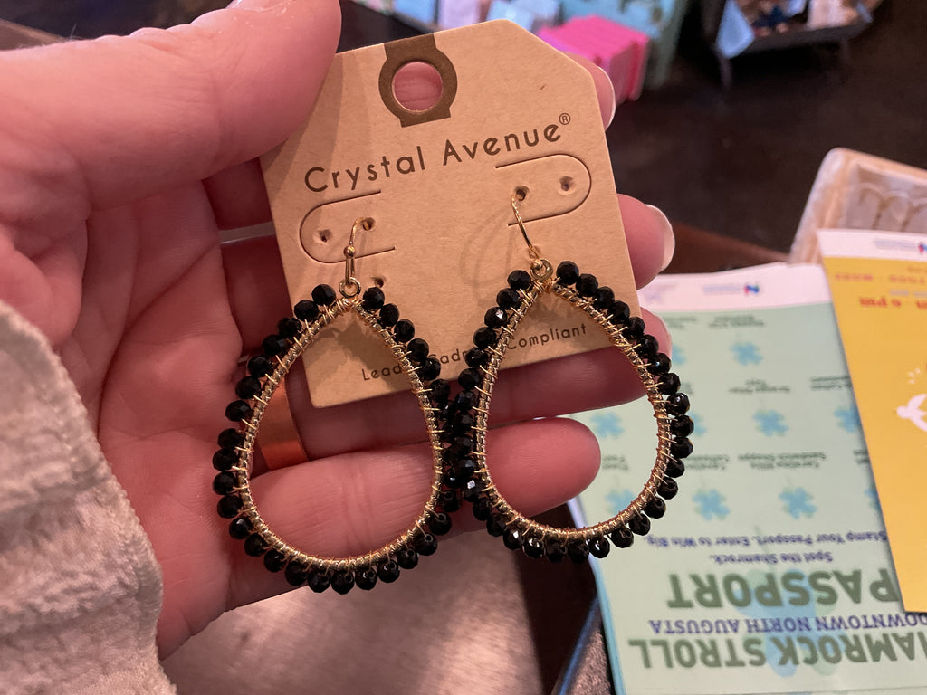 Bead Crystal Avenue Earrings