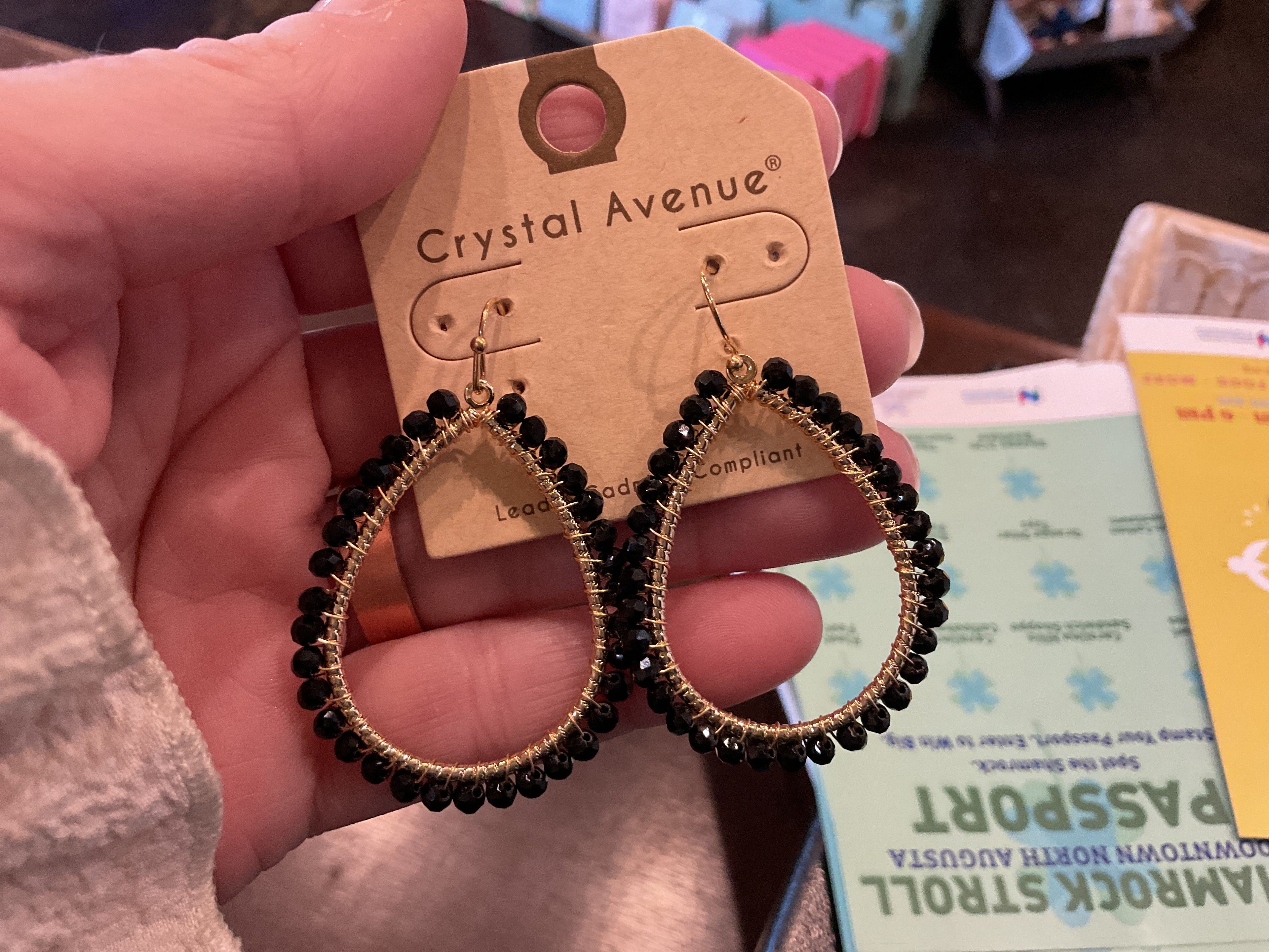 Bead Crystal Avenue Earrings