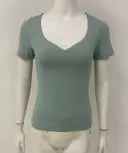 Solid V-Neck Basic Top