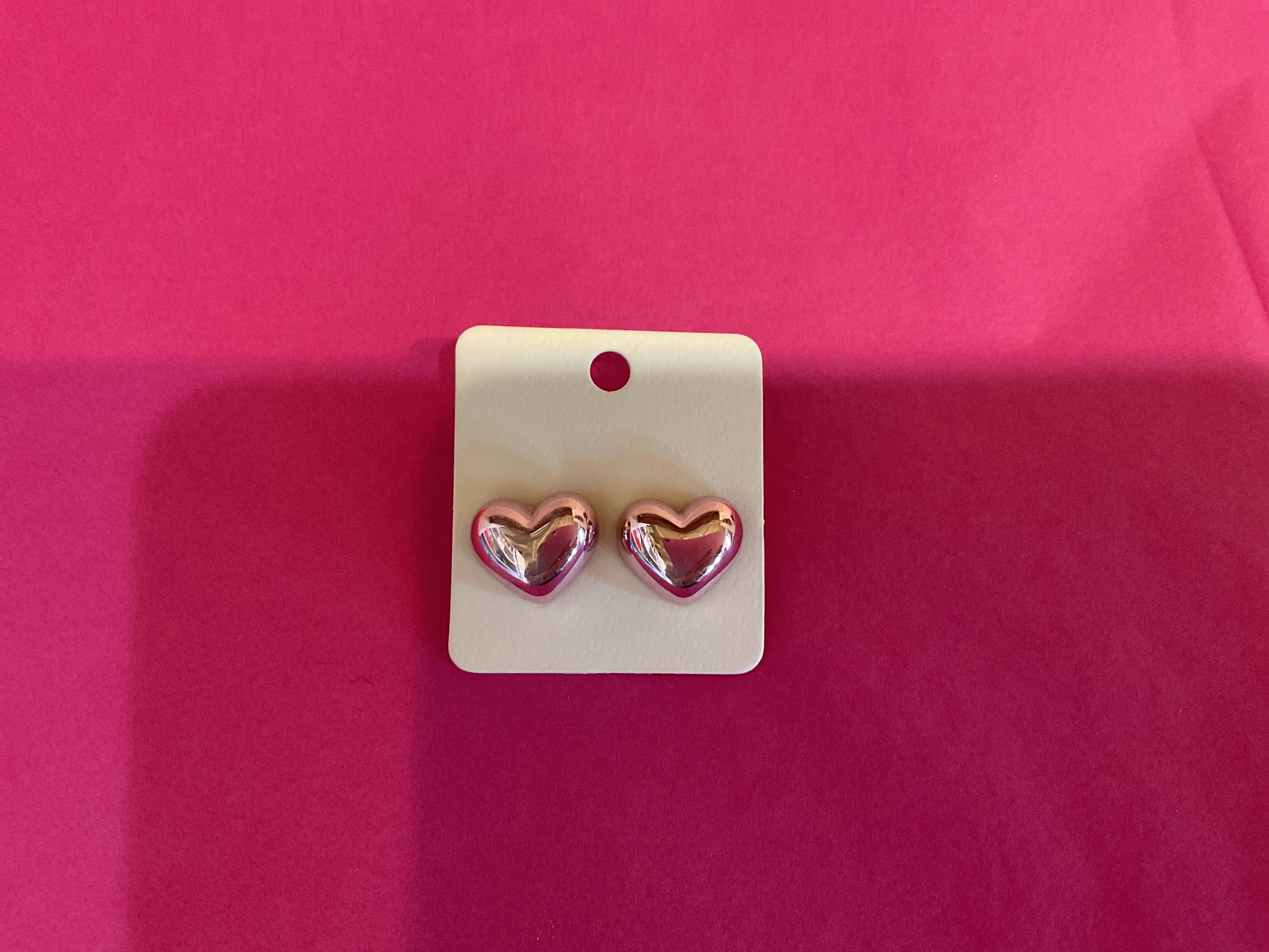 Tatum Heart Stud Earrings