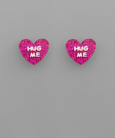Heart Stud Earrings