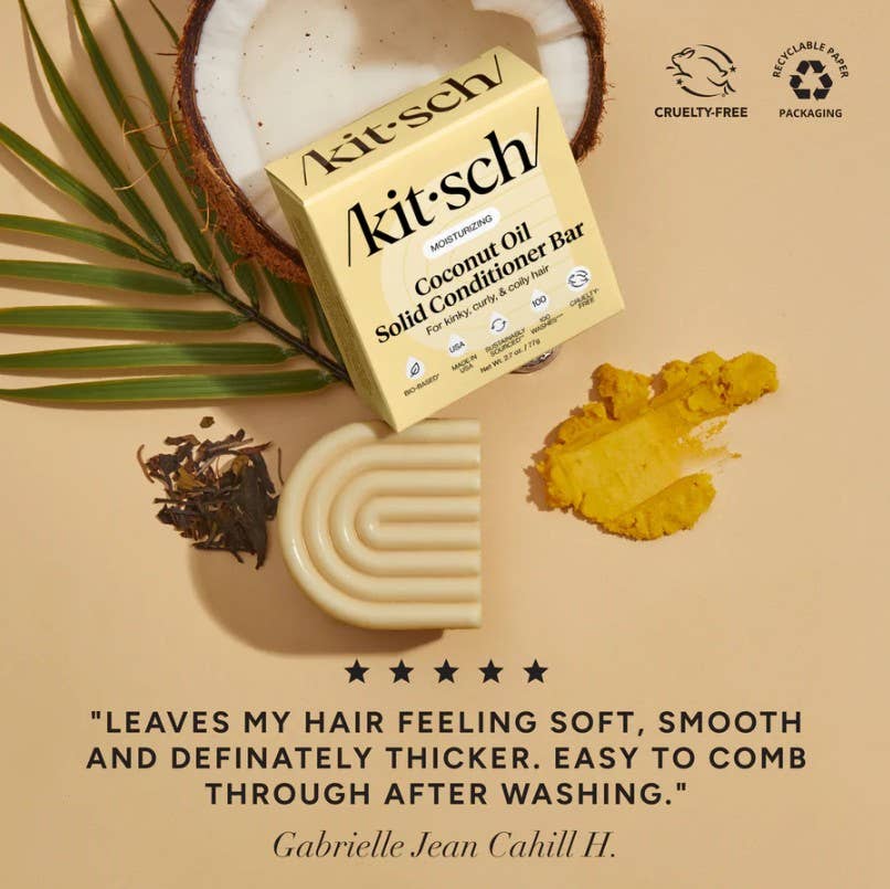 KITSCH - Coconut Oil Conditioner Bar for Dry Damaged Hair