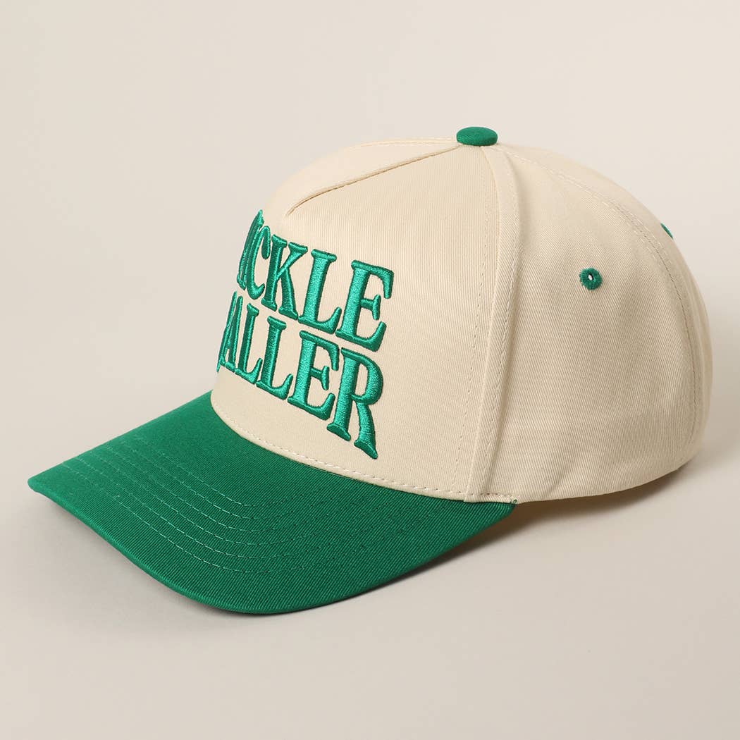Fashion City - PICKLE BALLER 3D Letter Embroidery Two-Tone Trucker Hat