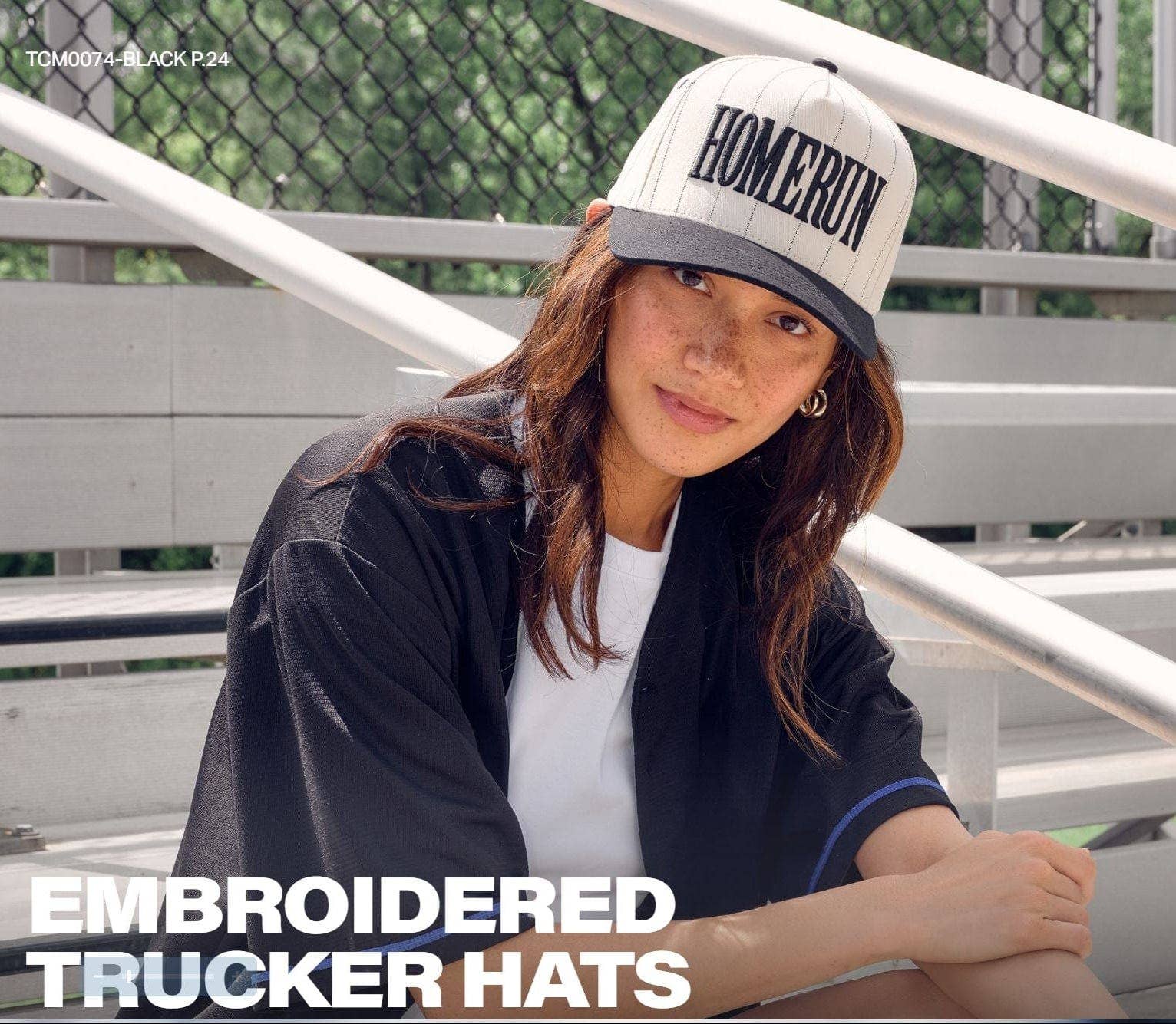 MiMi Wholesale - TCM0074 Homerun Trucker Hat