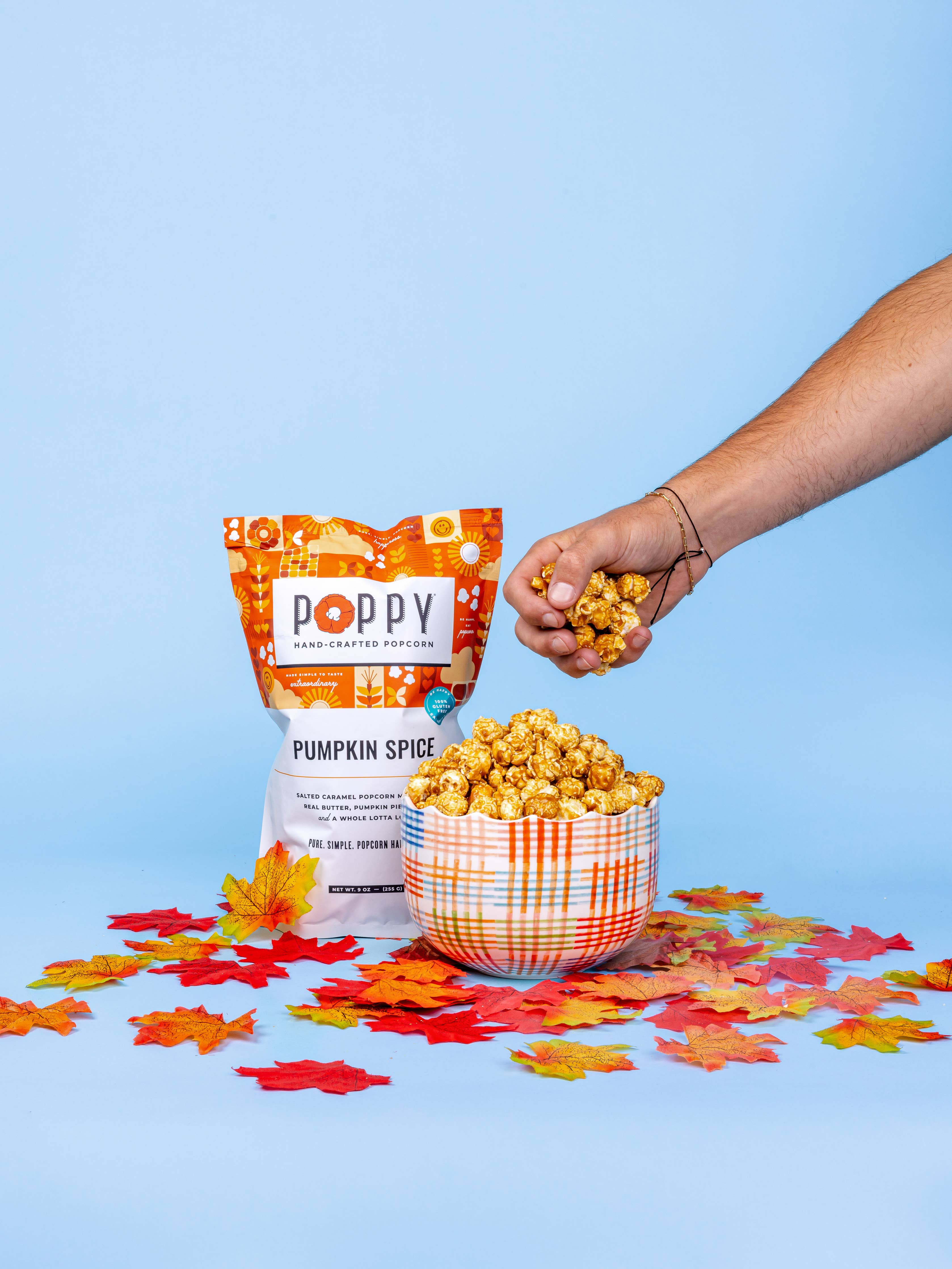 Poppy Hand-Crafted Popcorn - Pumpkin Spice Popcorn