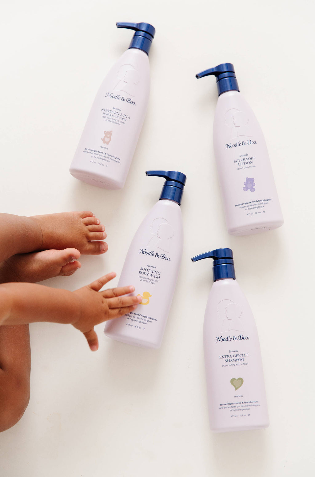 Noodle & Boo, Inc. - Newborn 2-in-1 Hair & Body Wash, Lavender, 16 oz