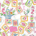 Boston International - Paper Cocktail Napkins 20 Ct Mahjong Allover Rosanne Beck