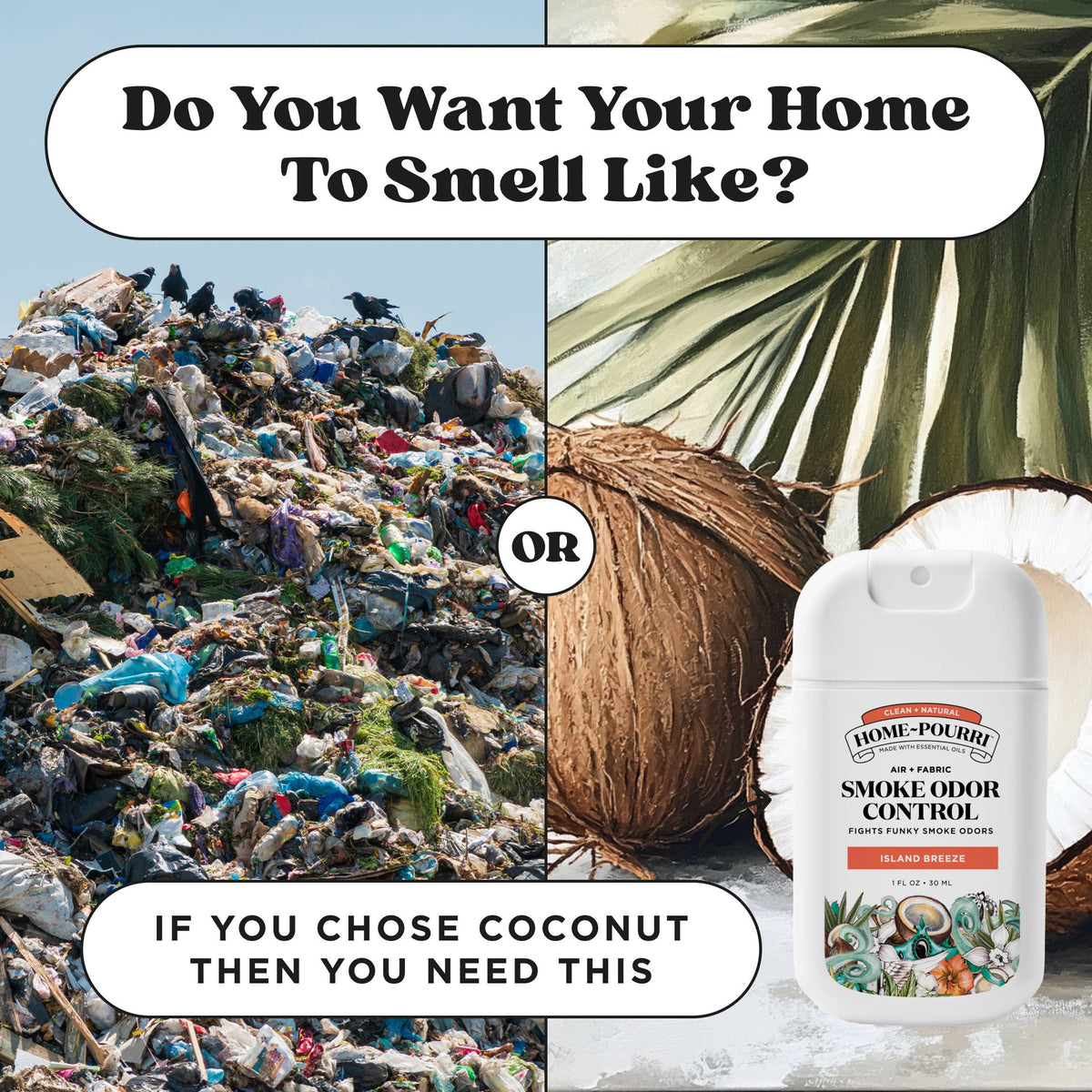 ~Pourri - ~Pourri Smoke Odor Control 1oz ~  - Island Breeze