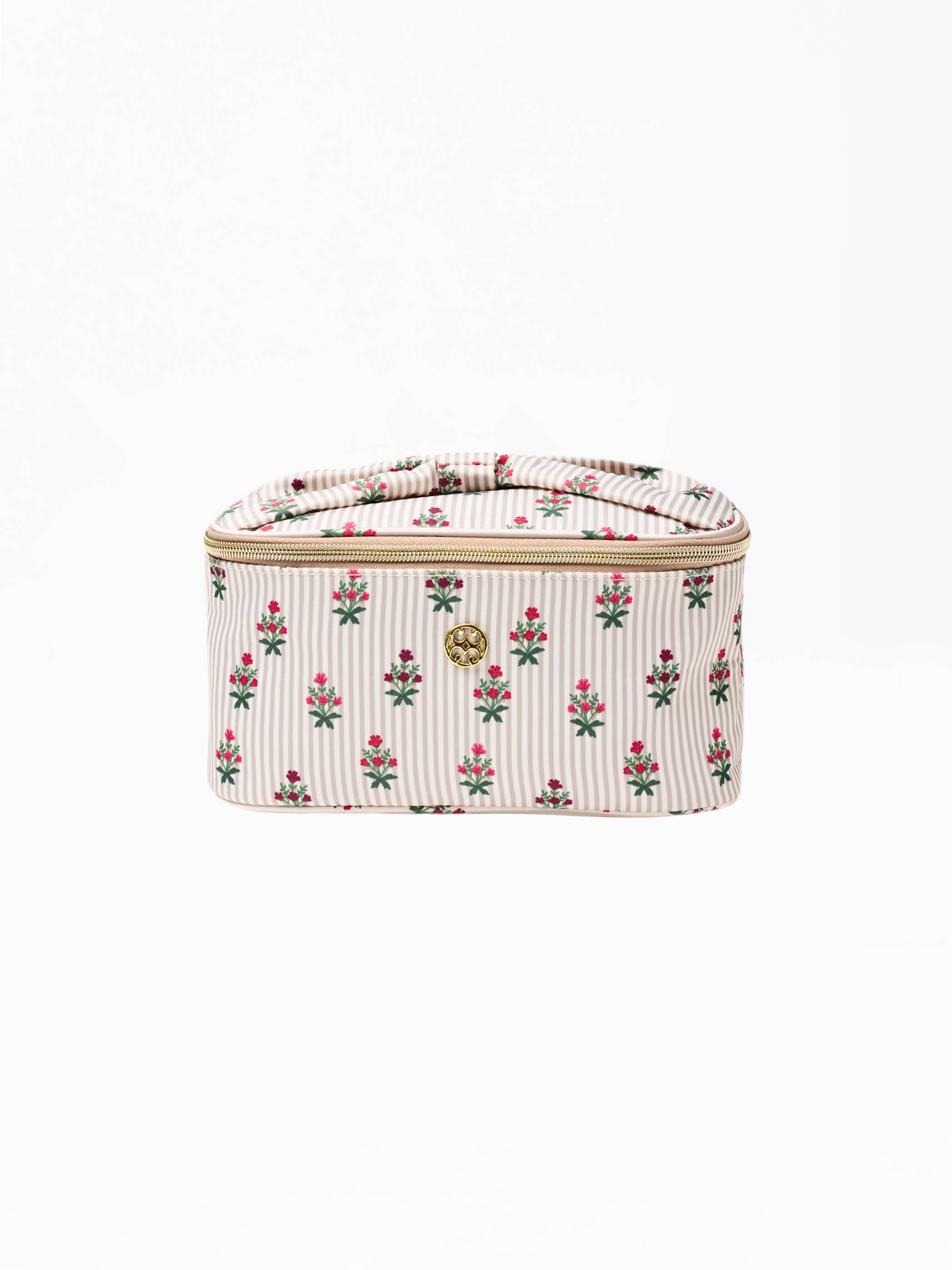 Mary Square - Kiss and Makeup Bag | Cottage Stripes