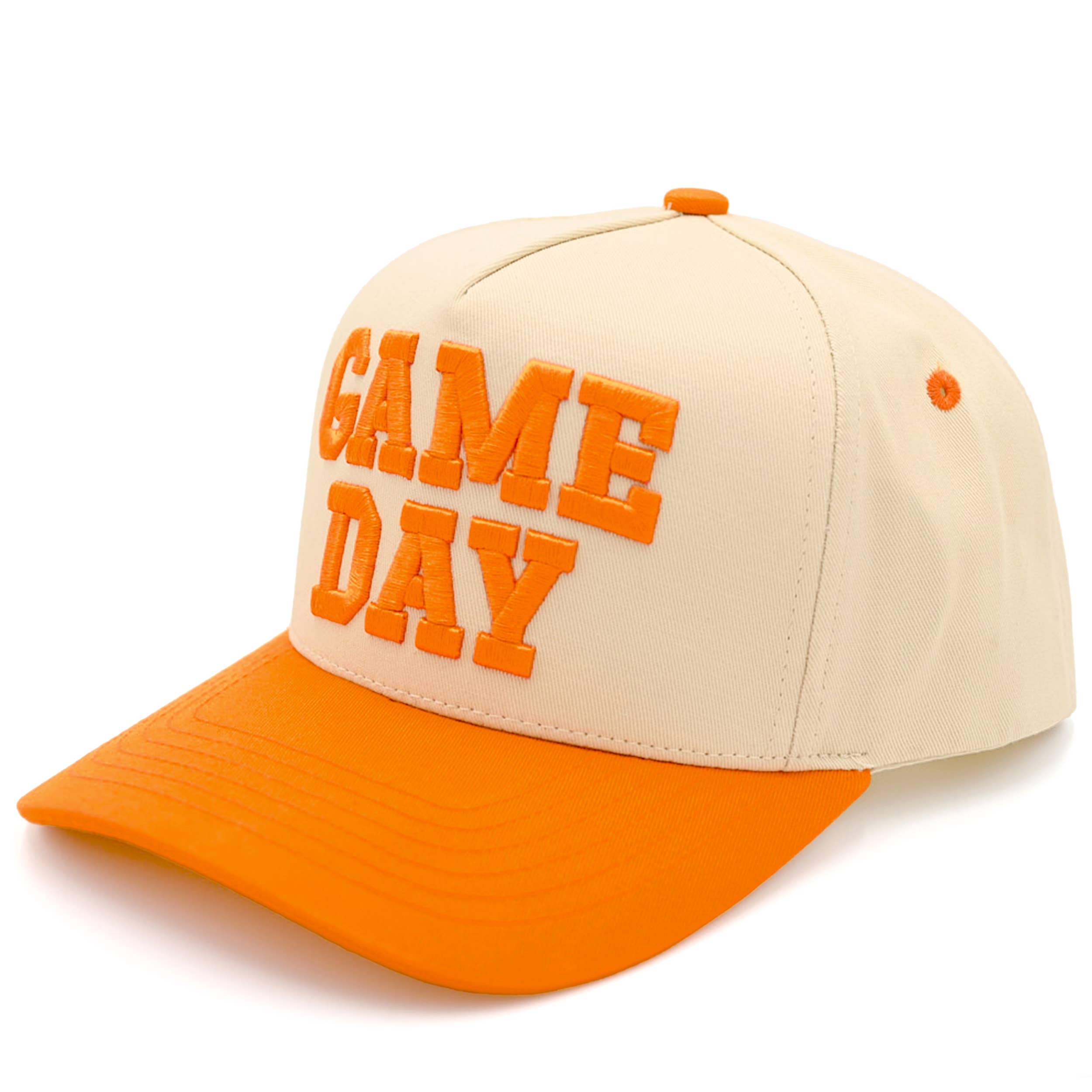 GAME DAY Embroidered Cotton Baseball Cap
