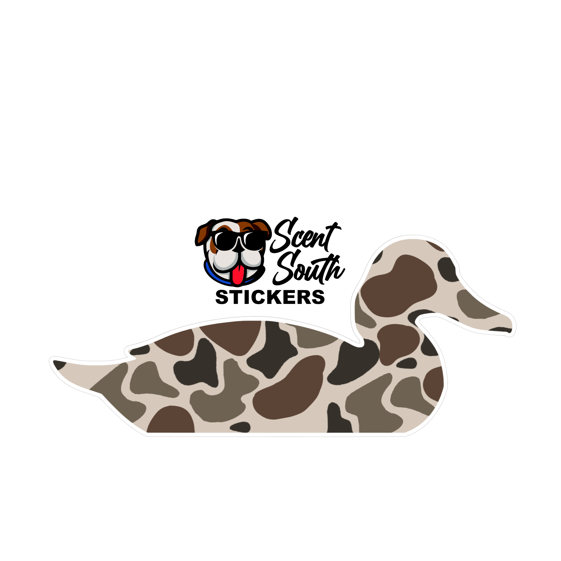 Scent South - Duck Decoy - sticker