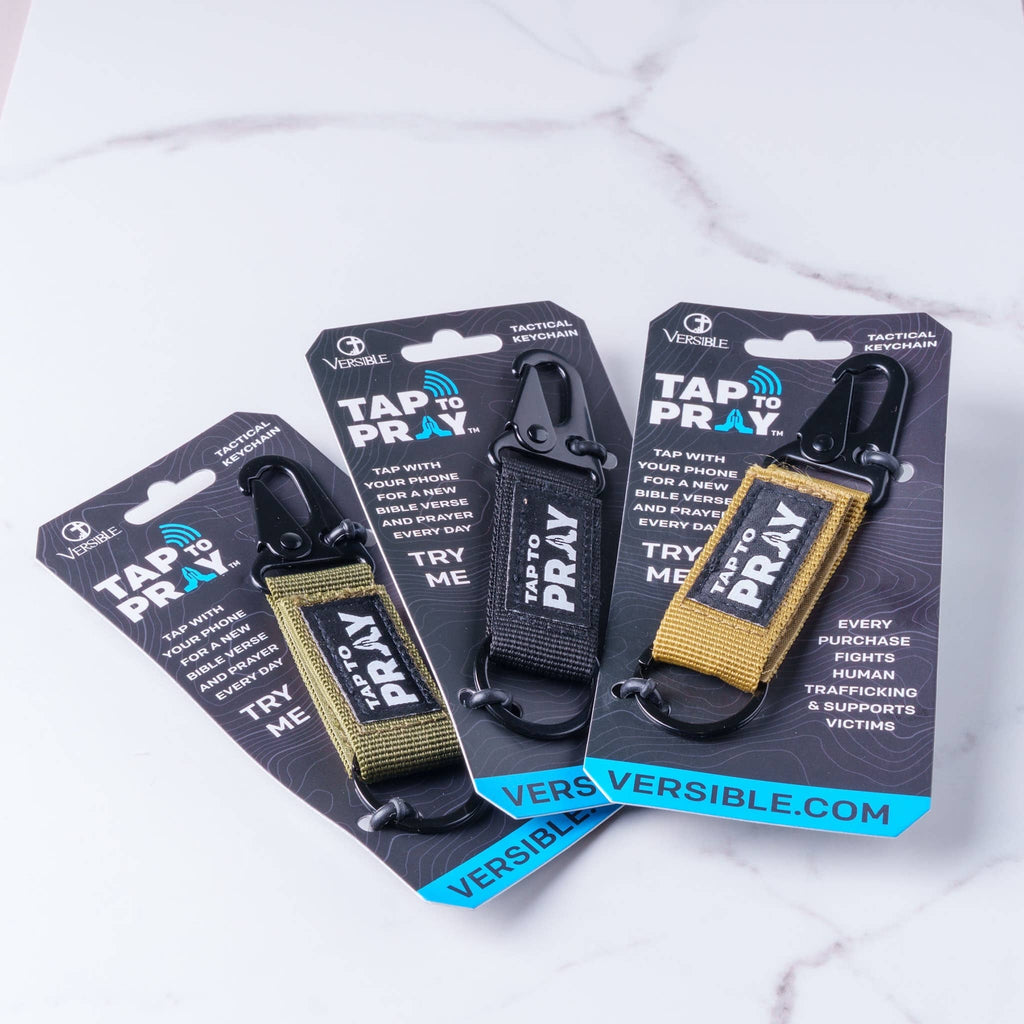 Versible - Tap To Pray™ - Tactical Carabiner Keychain