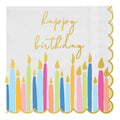 Mary Square - Cocktail Napkin Happy Birthday
