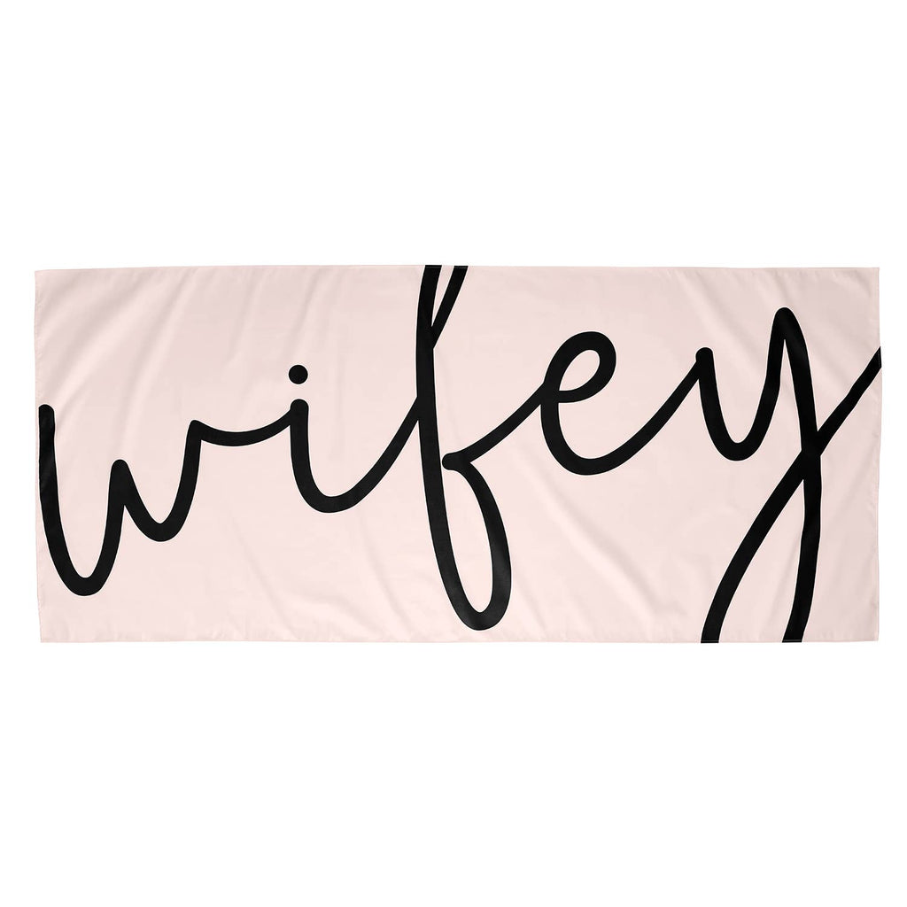 Santa Barbara Design Studio by Creative Brands - Quick Dry Oversized Beach Towel - Wifey - Pink
