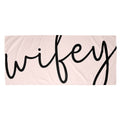 Santa Barbara Design Studio by Creative Brands - Quick Dry Oversized Beach Towel - Wifey - Pink