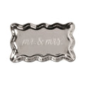 Mr. & Mrs. Metal Tray