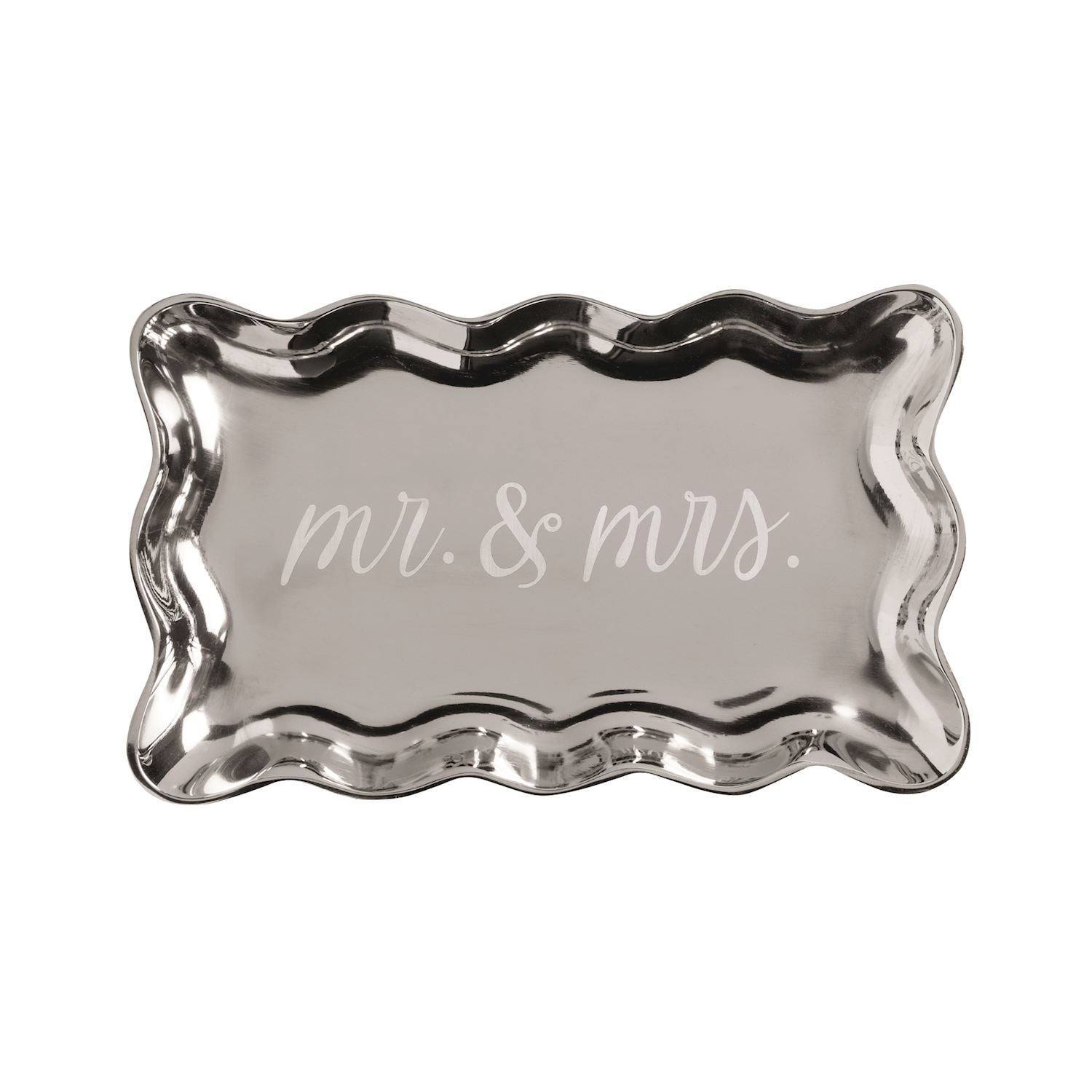 Mr. & Mrs. Metal Tray