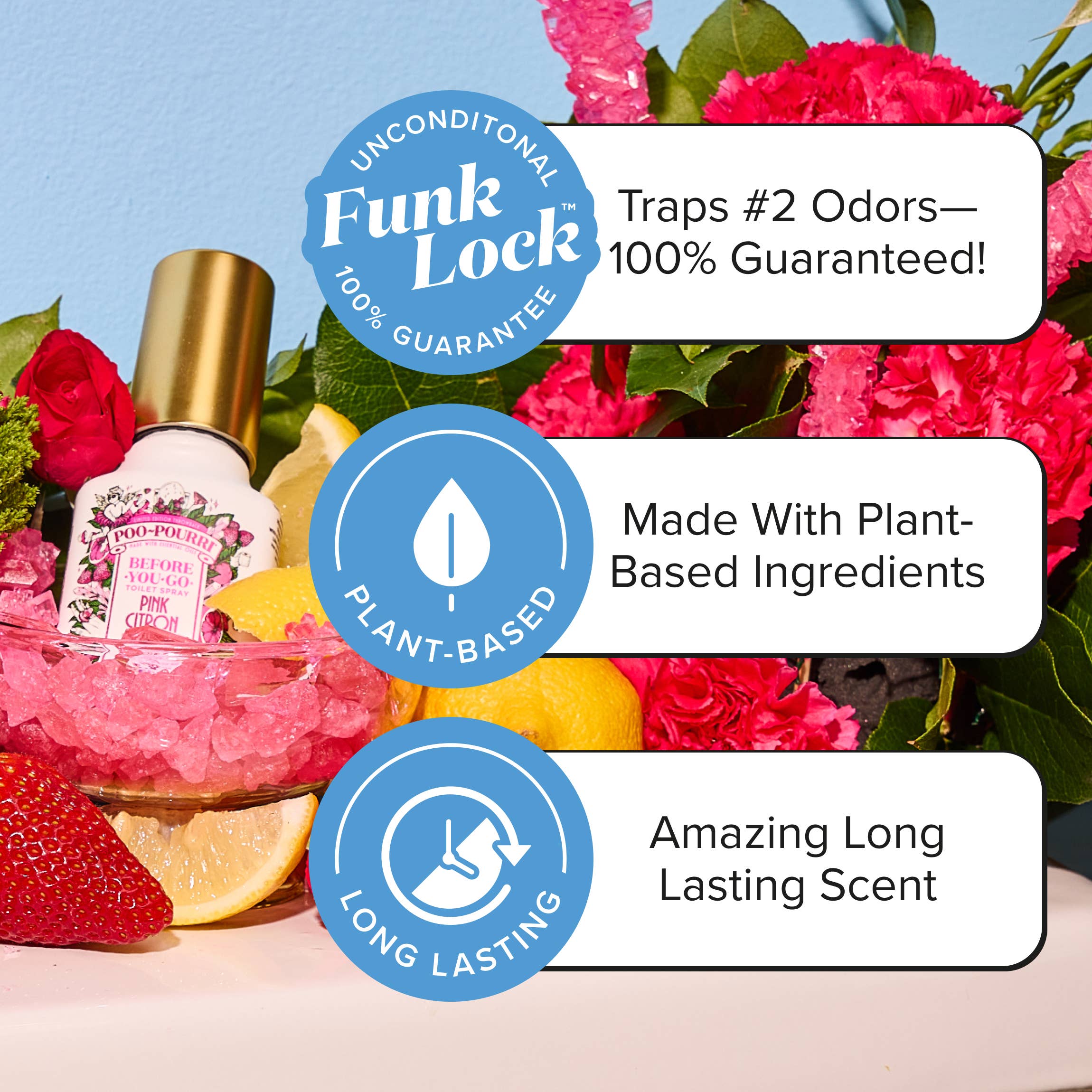 ~Pourri - Poo~Pourri 2 Tier Spring Display - 24 units