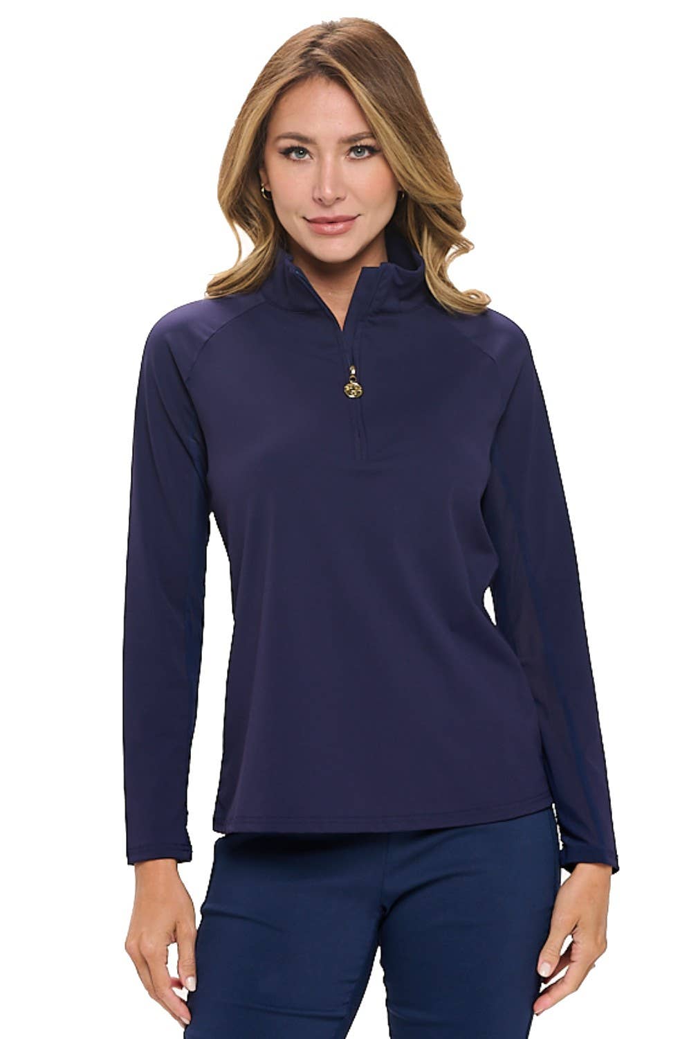 ARYEH - Tera Quarter-Zip Top with Underarm Mesh