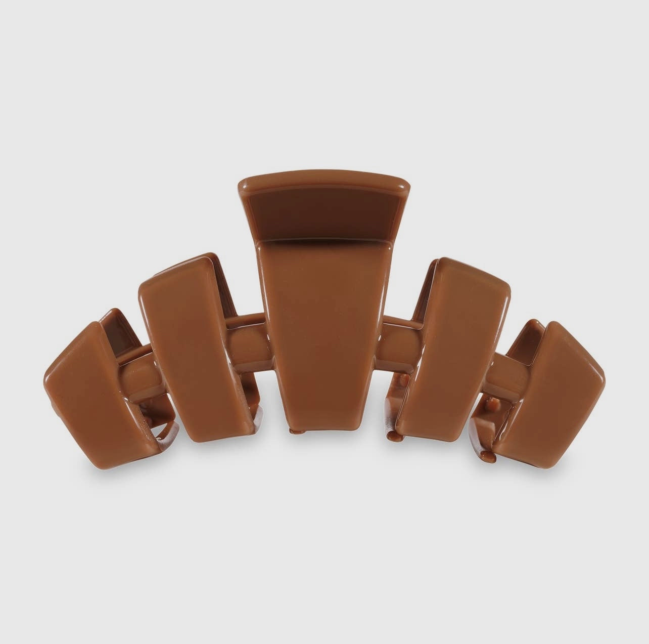Caramel classic teletie claw clip.