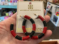 Red and Black GameDay Earrings