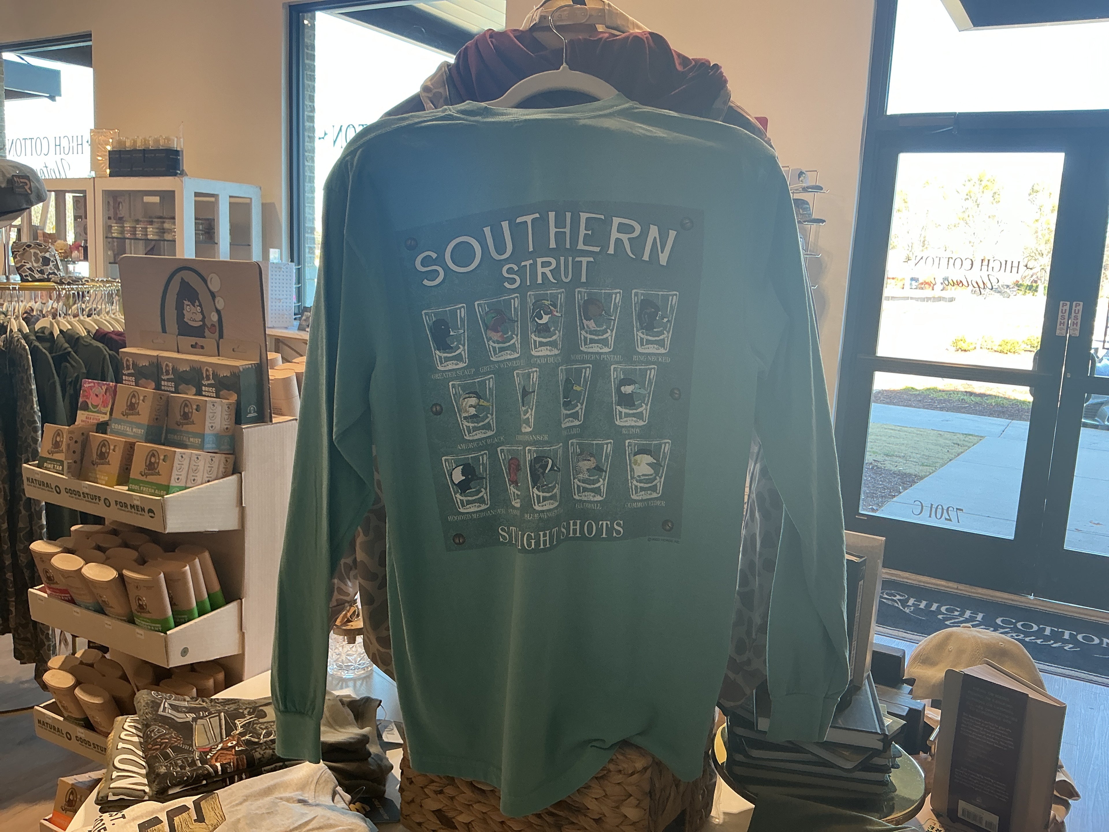 HUNTING AROUND THE CLOCK – Southern Strut Crewneck