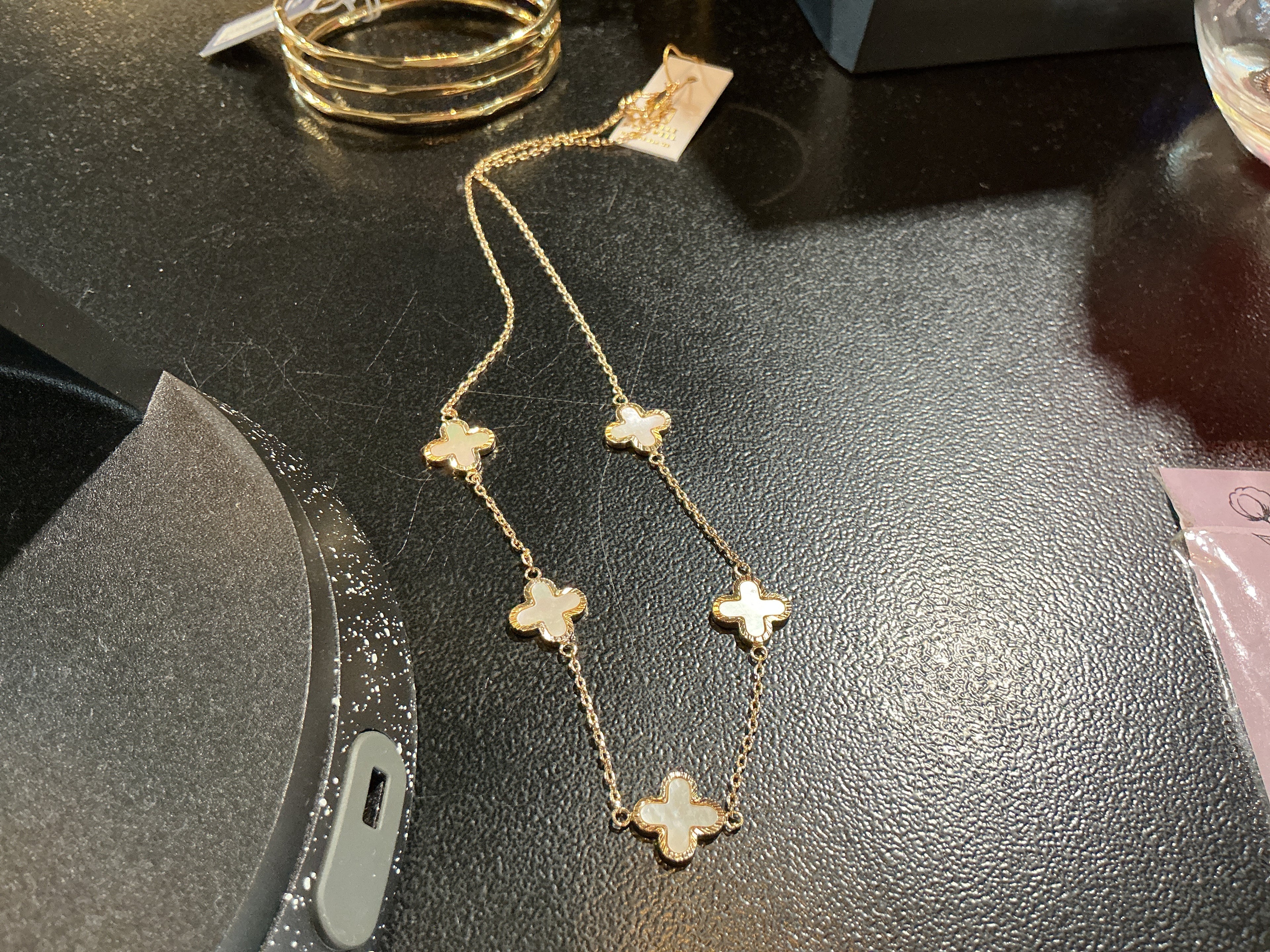 Sage necklace