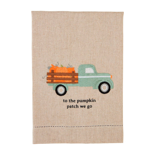 Fall Hem Stitched Towel