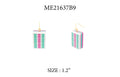 What's Hot - Mahjong Tile Acrylic 1.25" Earring