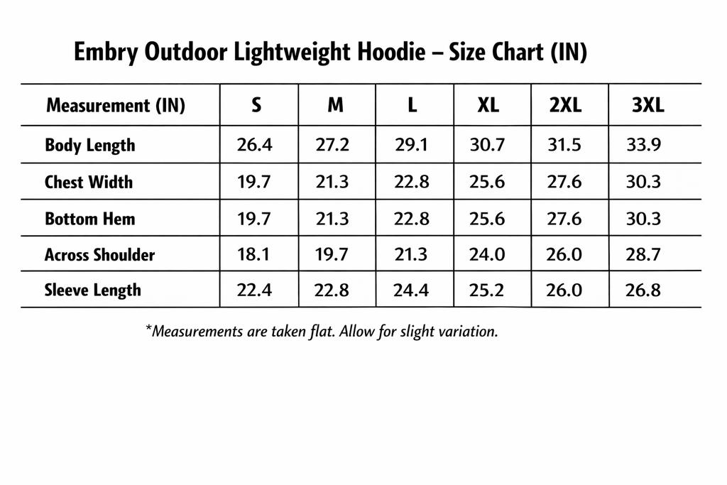 Embry Outdoors - Lightweight Hoodie - Brown Ranch